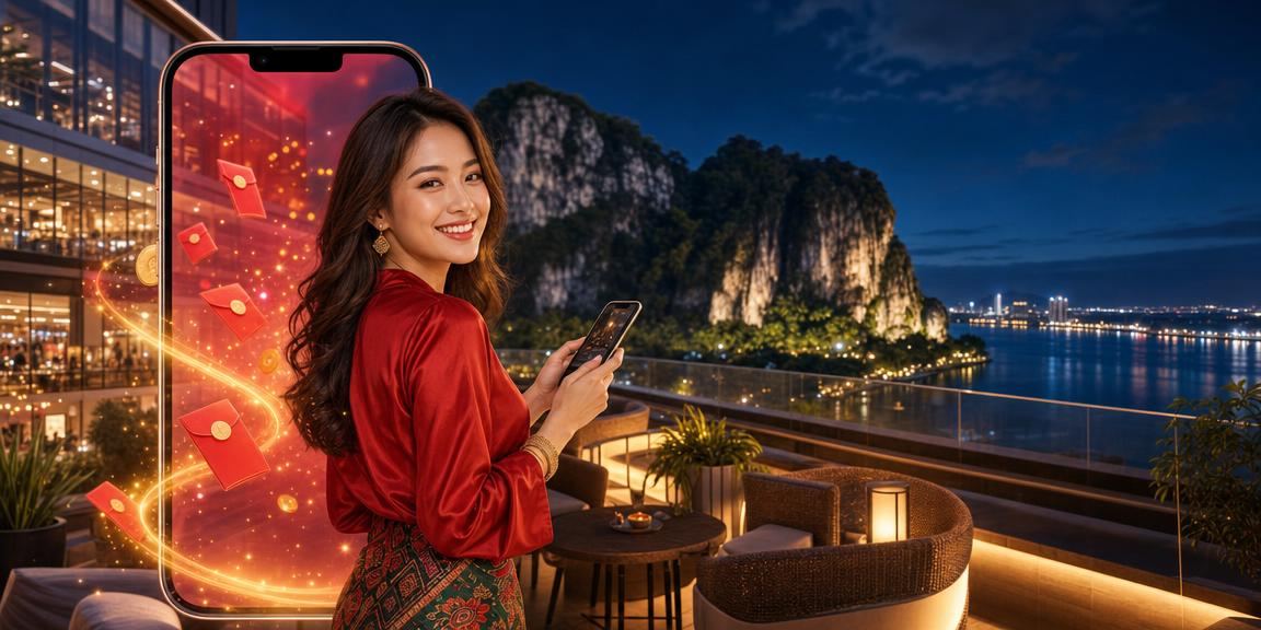 Suasana bonus sampul merah Hari Raya di Ipoh dengan gaya Melayu tempatan