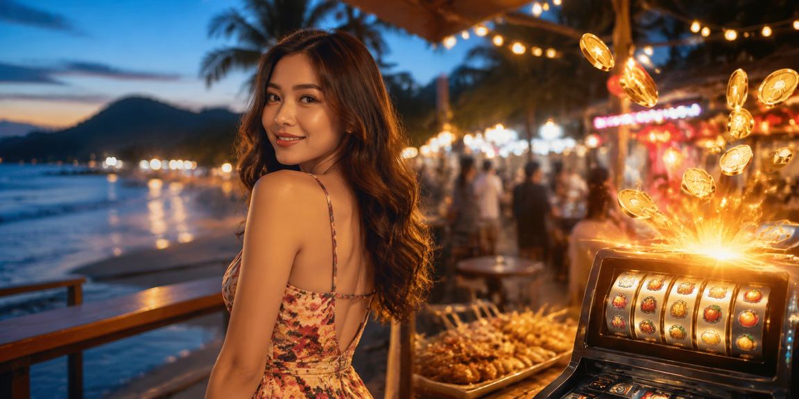 Pemain Langkawi bermain slot dalam talian dengan gaya Melayu yang ceria